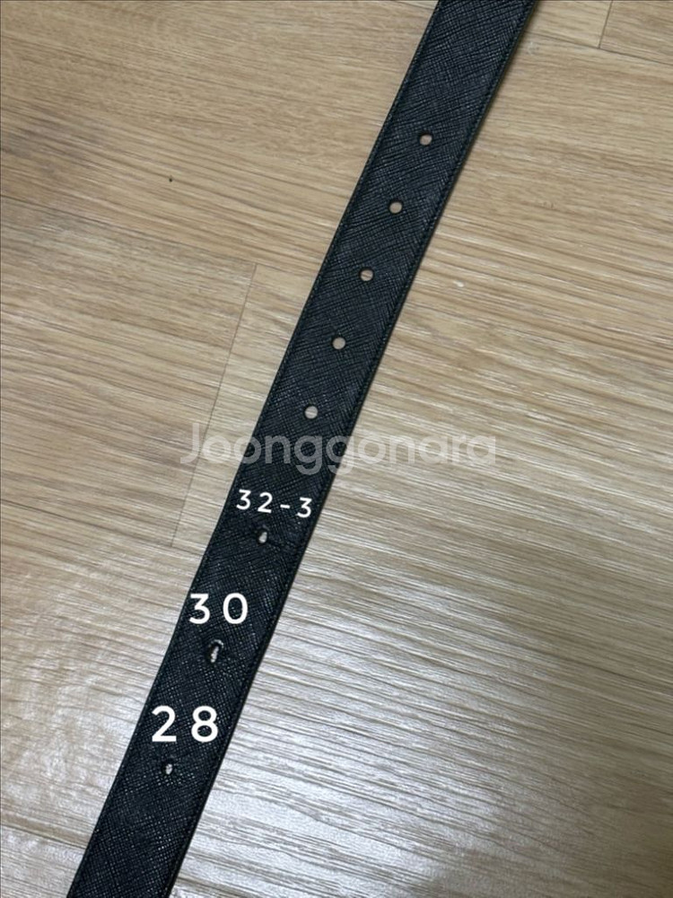 프라다 트라이앵글 사피아노 벨트 정품--2