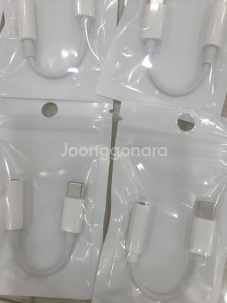 이어폰호환 3.5mm C타입 이어폰젠더 AUX 오디오--0