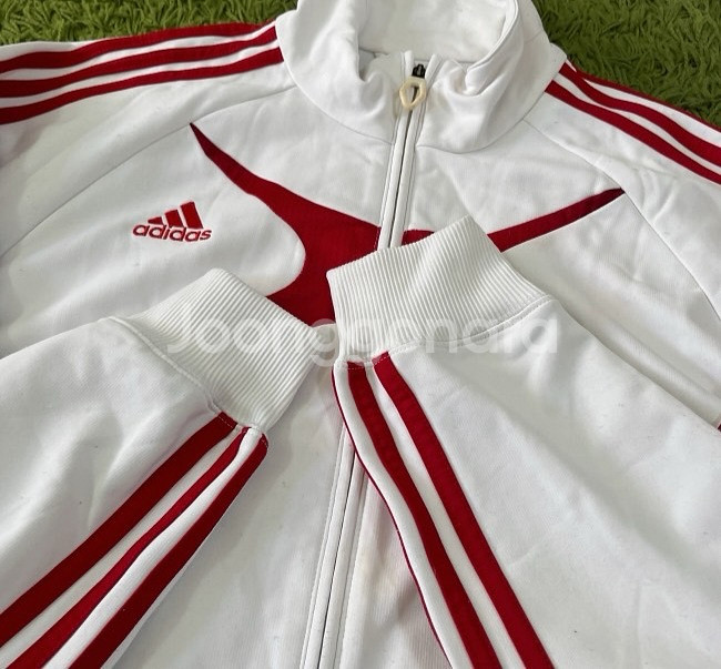 아디다스 흰빨 트랙탑 져지집업 105/XL--2