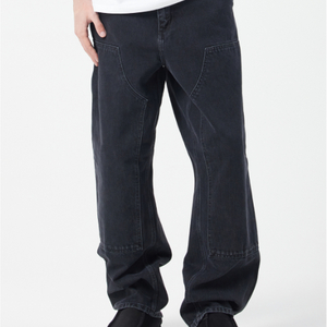 Carhartt wip 더블니 팬츠 스미스 브랙 스톤