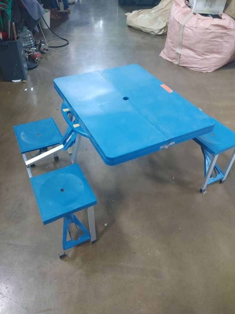 캠핑 접이식 테이블+의자 셋트--1