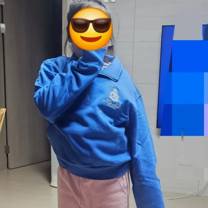 탑텐 플리스 그래픽 하프 집업_MSD4TR2007A