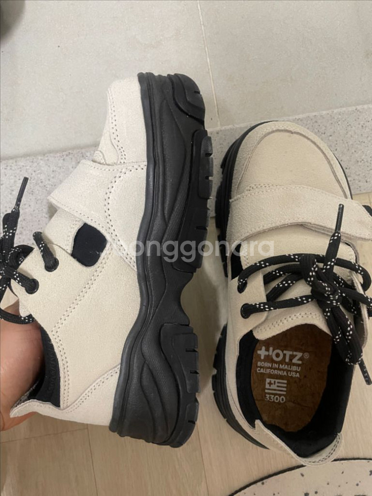 [새상품] 오찌 3300 하이 스웨이드 운동화--4