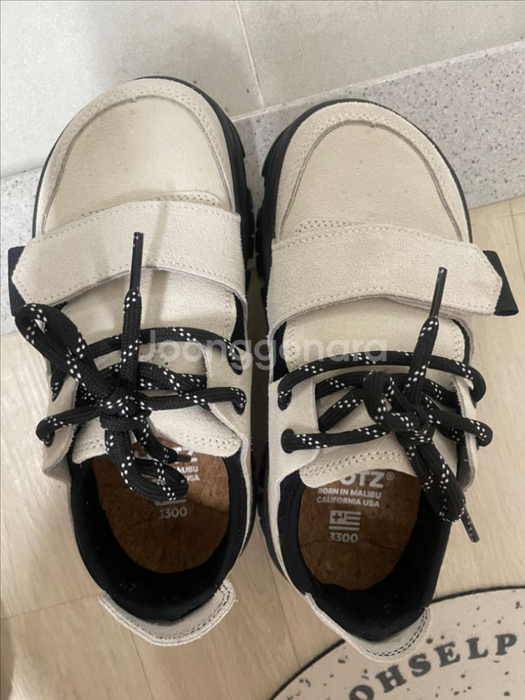 [새상품] 오찌 3300 하이 스웨이드 운동화--3