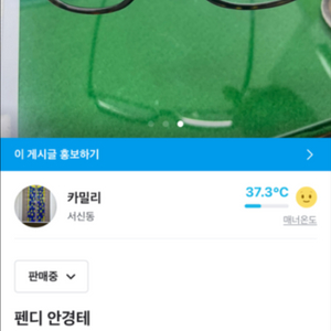 펜디 안경테