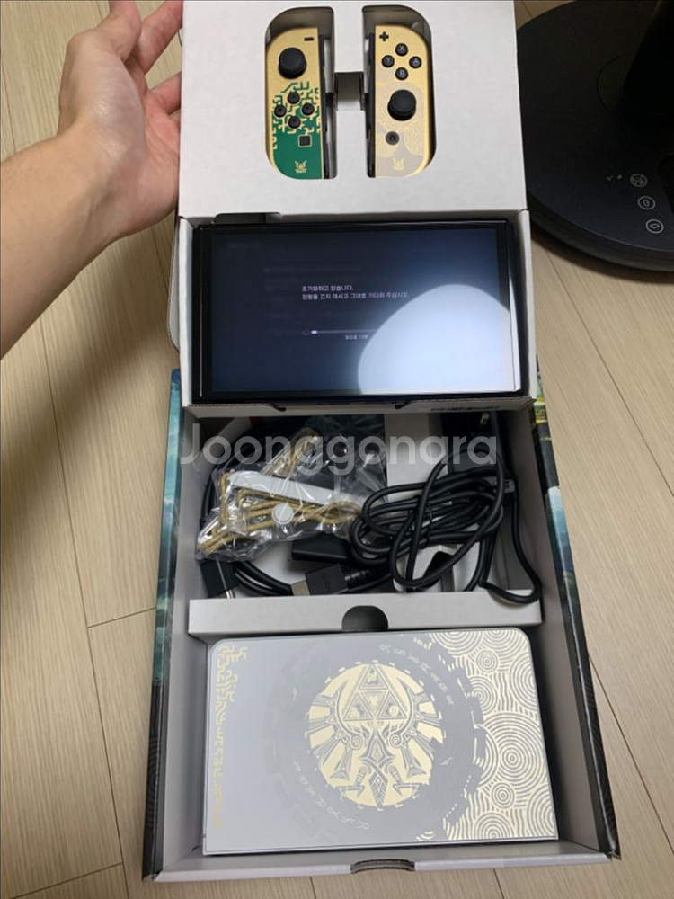 닌텐도 스위치 OLED 젤다 에디션(풀구성품)(S급)--2