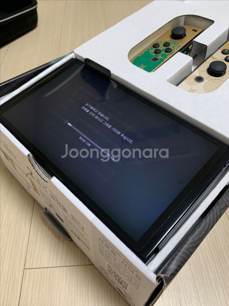 닌텐도 스위치 OLED 젤다 에디션(풀구성품)(S급)--5