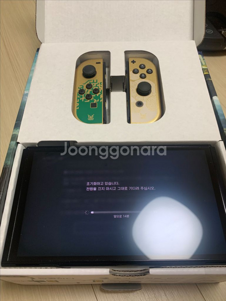 닌텐도 스위치 OLED 젤다 에디션(풀구성품)(S급)--1