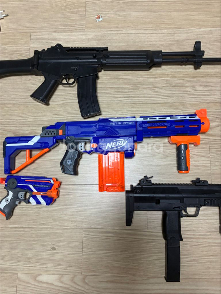 장난감 총 NERF 4종--0