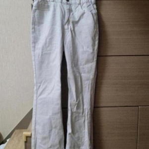 흰색 부츠컷바지 M