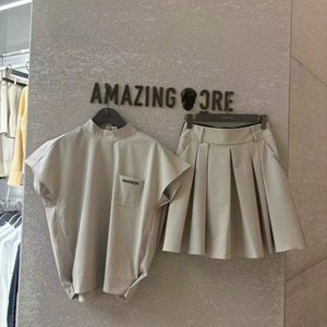 어메이징 여성 골프웨어 세트 반팔 스커트 치마