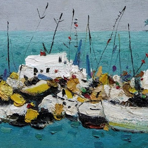 오관중, 만선,30x19cm, 1994년.