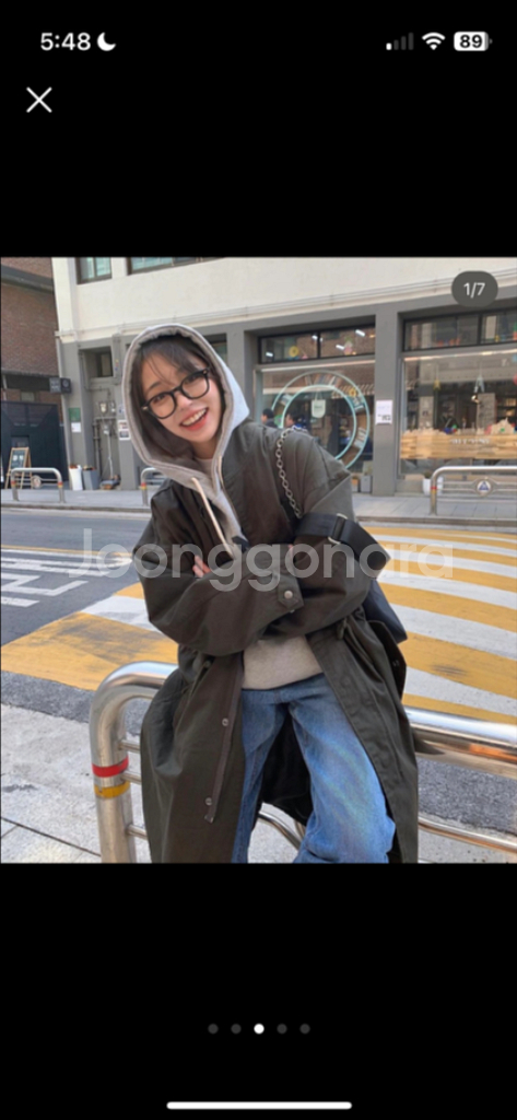 남녀공용 피쉬테일 블랙 야상 택포--2