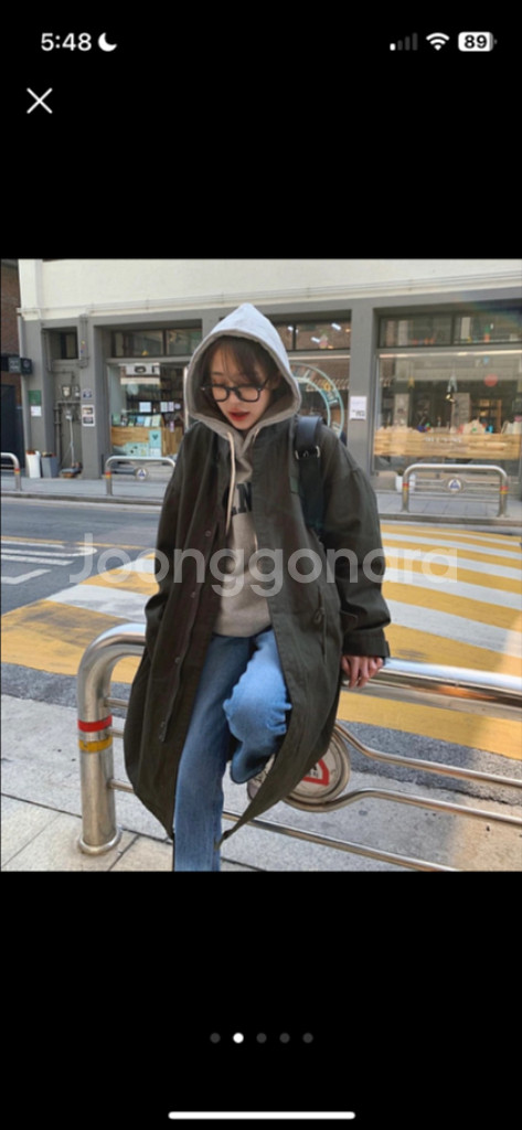 남녀공용 피쉬테일 블랙 야상 택포--1