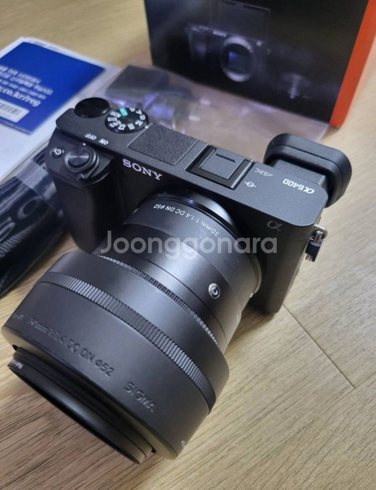 (800컷 신품급)Sony A6400 + 시그마--3