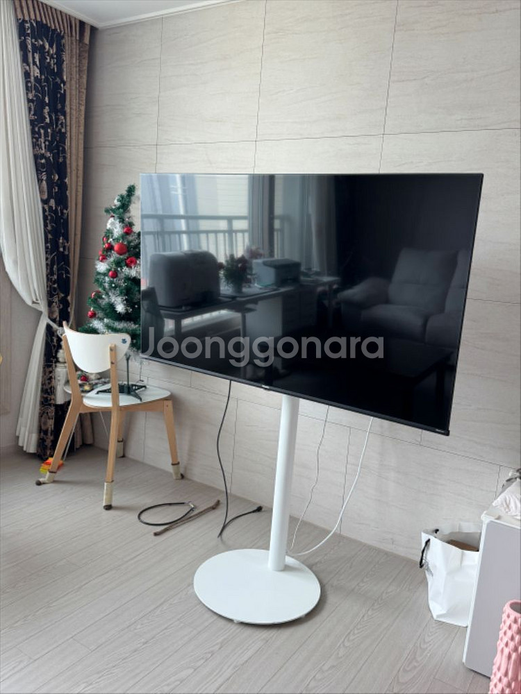 하이센스 55인치 LED TV+거치대--0