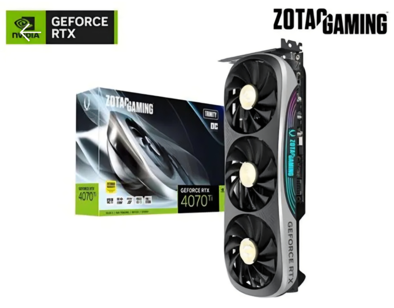 ZOTAC Gaming RTX 4070 ti