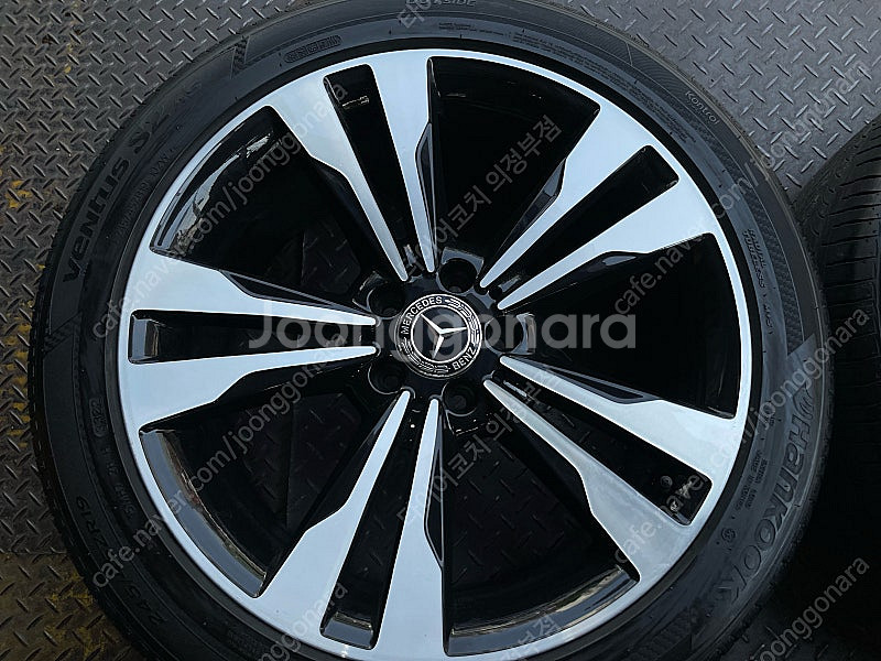 19인치 W222 벤츠S클래스 S500 블랙폴리쉬 순정휠타이어 1대분--3
