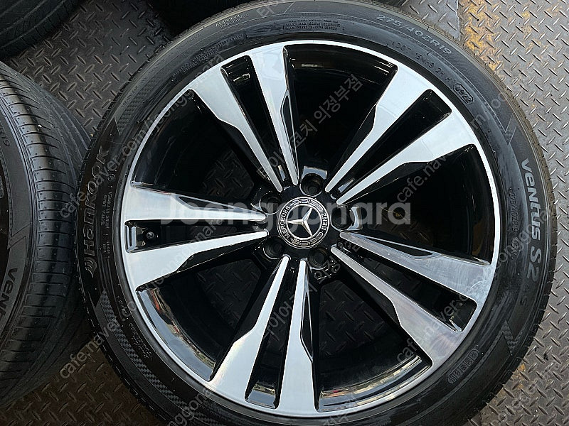 19인치 W222 벤츠S클래스 S500 블랙폴리쉬 순정휠타이어 1대분--6