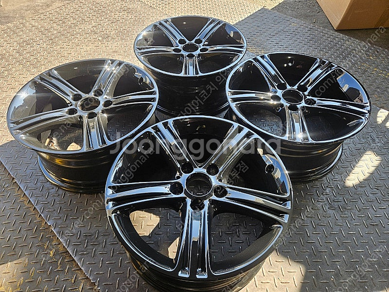 17인치 BMW F30 3시리즈 유광블랙 네비팩 순정휠...--5