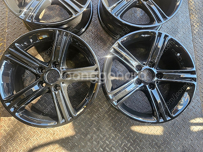 17인치 BMW F30 3시리즈 유광블랙 네비팩 순정휠...--7