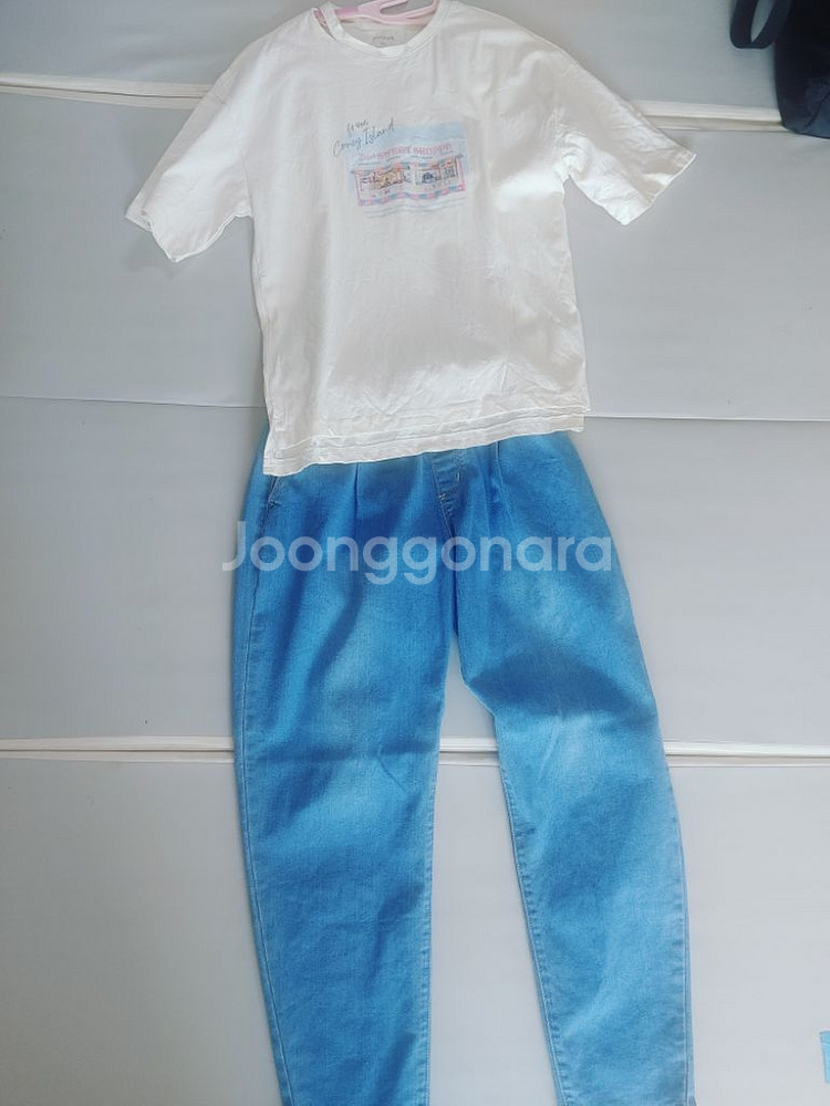 160 티 바람막이 청바지 총3개 택포 20000원--3
