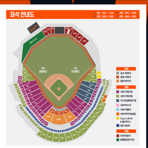 5/14 한화 두산 외야지정석 단석 양도