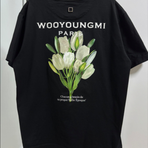 우영미 플라워 반팔 티셔츠 48