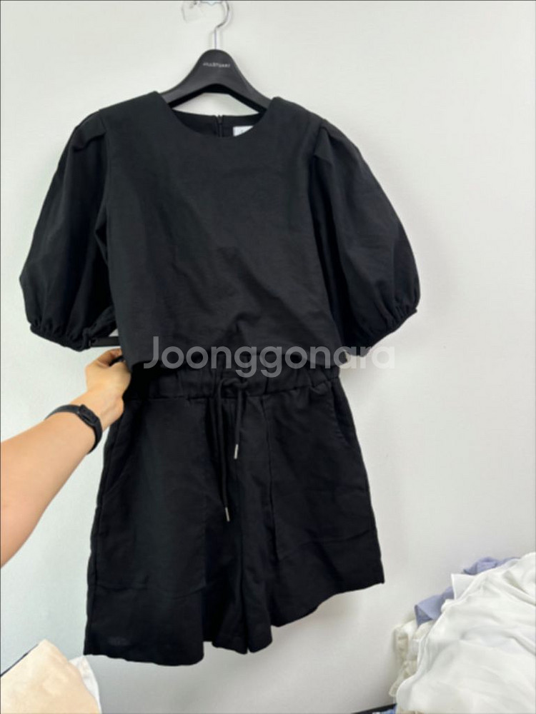 은또마켓 벌룬 린넨 셋업 (새상품)--0