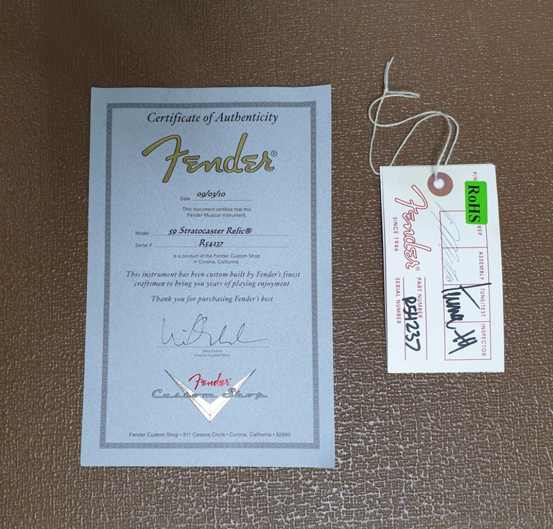 펜더 커스텀 레릭 리미티드 스토라토케스터 일렉기타 이미지