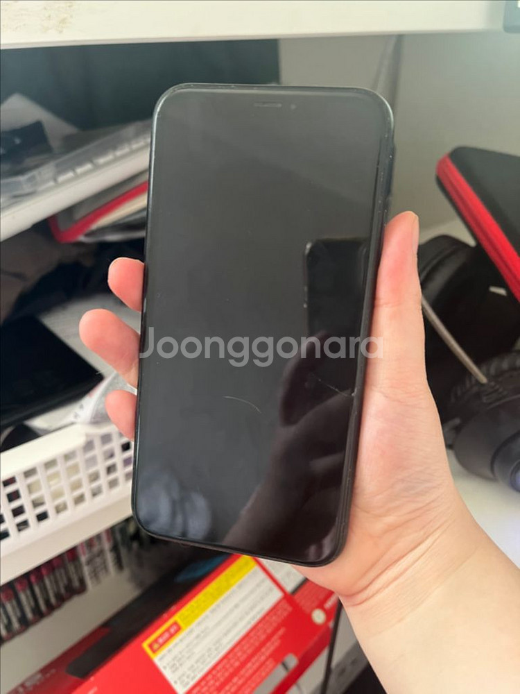 아이폰xr 128gb 블랙--2