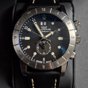[GLYCINE] 글라이신 에어맨 듀얼타임 파일럿 시계