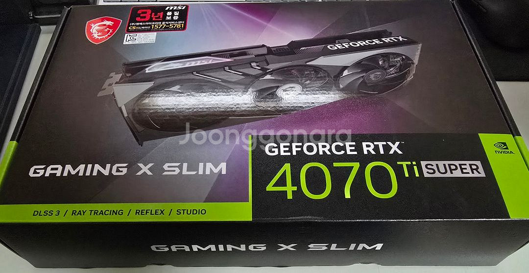 MSI RTX 4070 Ti Super 게이밍 X 슬림--0