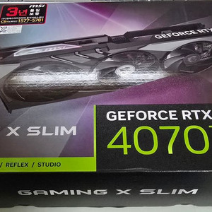 MSI RTX 4070 Ti Super 게이밍 X 슬림