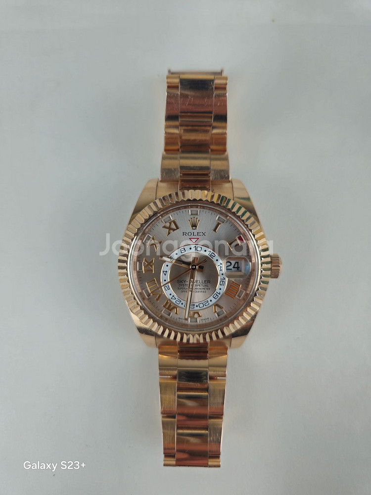ROLEX 스카이 드웰러 금통시계--3