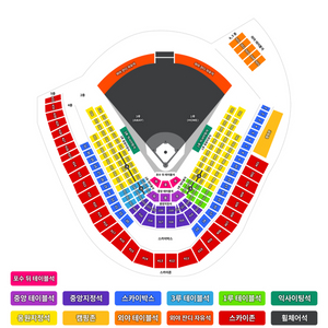 5/21 kt vs kia 3루 스카이 4연석