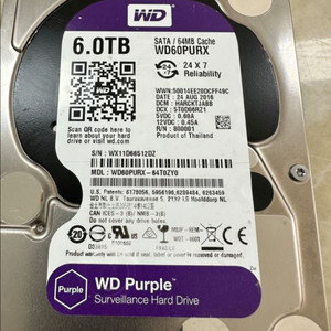 WD Purple 감시용 하드디스크 6t팝니다