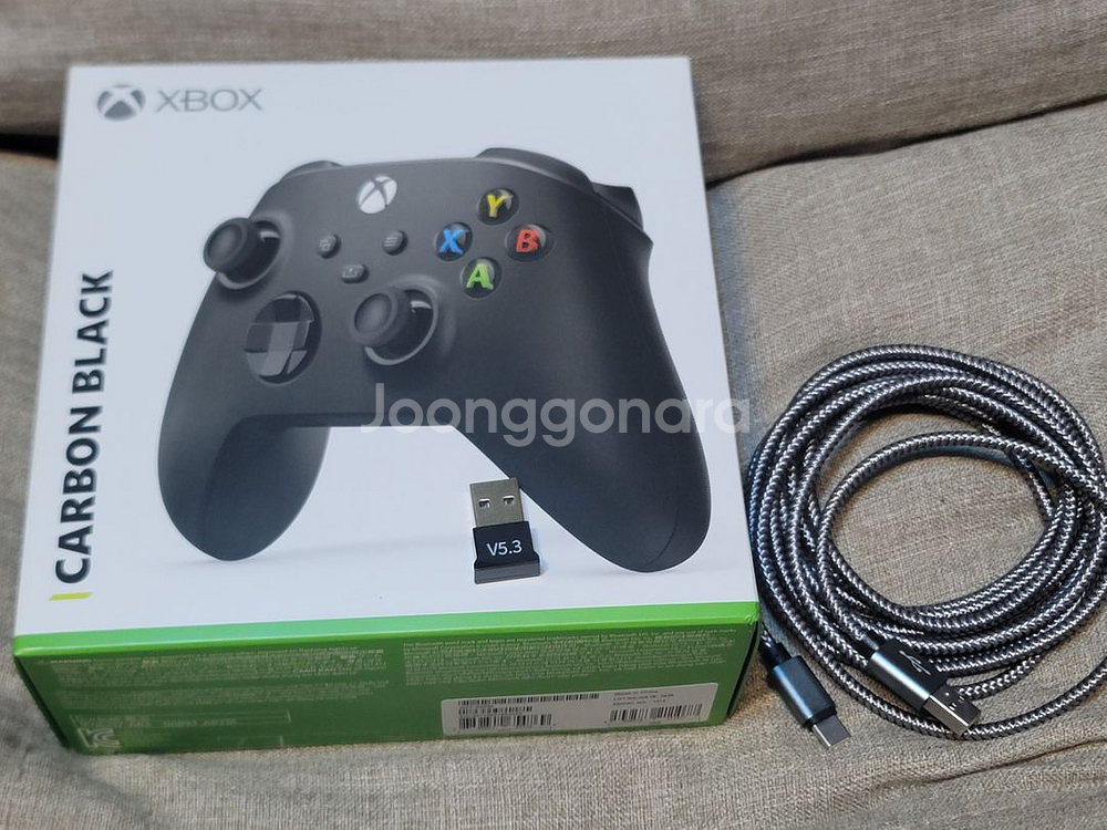 XBOX 4세대 게임패드+ 3미터 USB케이블 + 블루--0