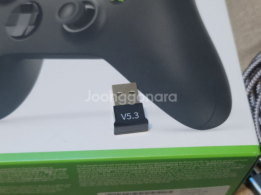 XBOX 4세대 게임패드+ 3미터 USB케이블 + 블루--1