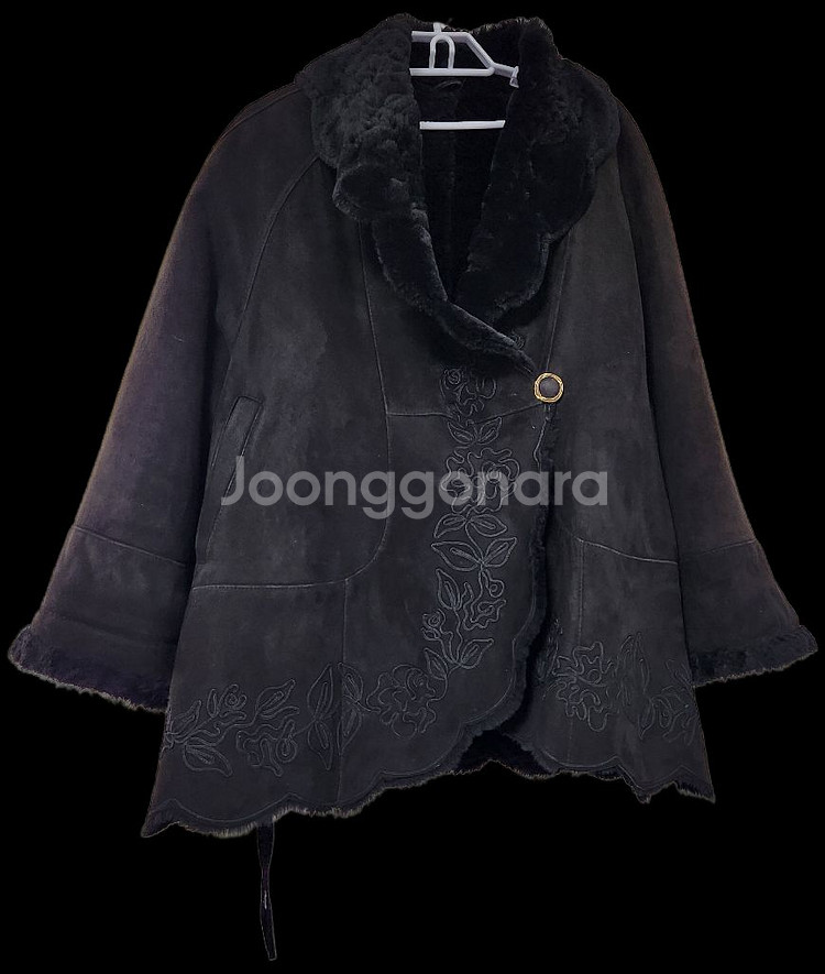 빈티지 마담포라 천연 양털 양가죽 무스탕 91-104---1