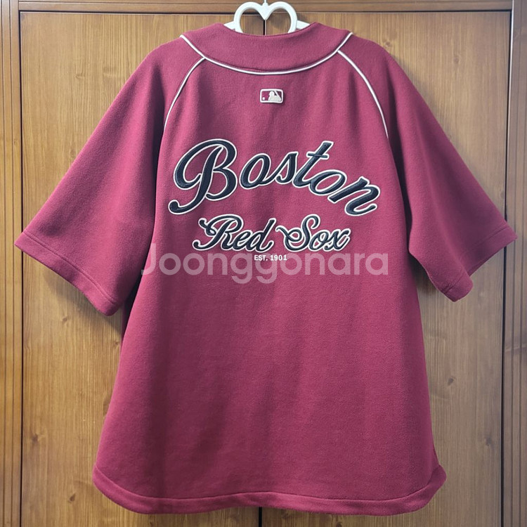 MLB 보스턴 레드삭스 버건디 유니폼 L--1