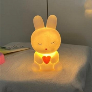 새상품) 하트 토끼 무드등 미니 조명 취침등 인테리어