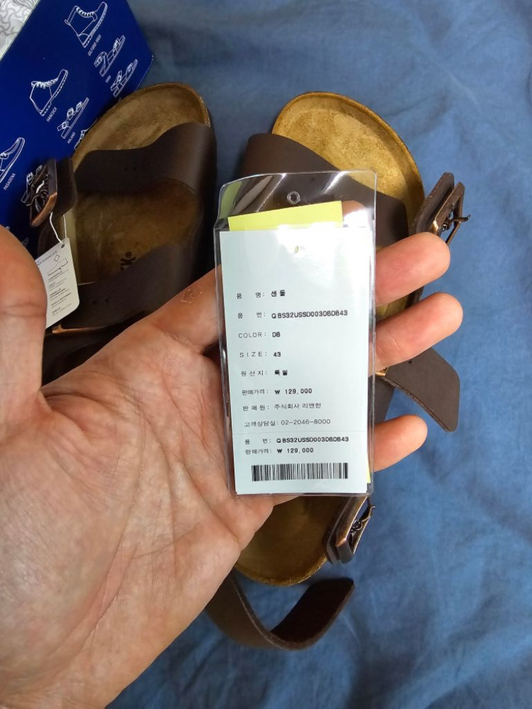 [새제품/정품] BIRKENSTOCK 밀라노 샌들 이미지