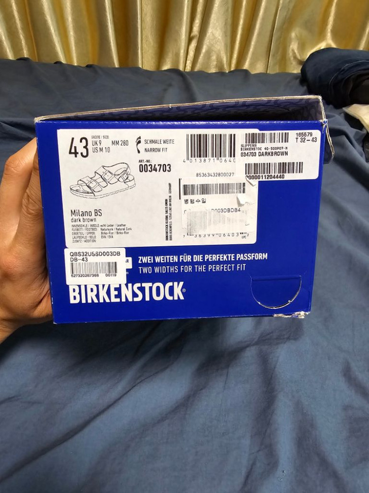 [새제품/정품] BIRKENSTOCK 밀라노 샌들 이미지