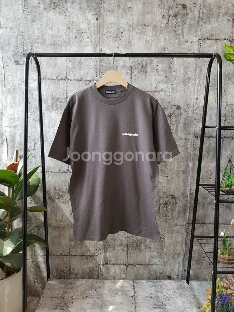 Patagonia 레트로 마운틴 로고 백프린팅 티셔츠--3