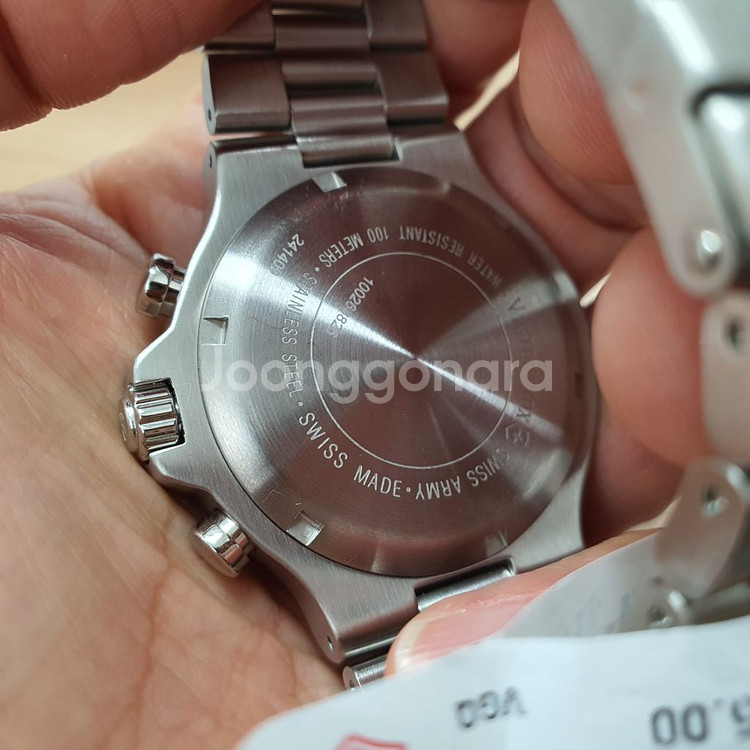 빅토리녹스 VICTORINOX 크로노 메탈 시계--3