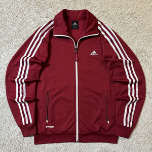아디다스 ADIDAS 삼각로고 트랙탑 져지 버건디