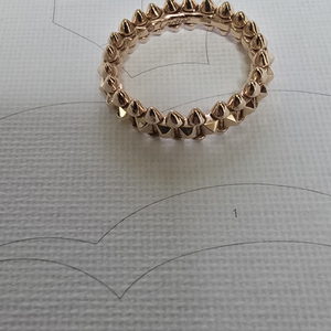 18k 반지. 21호