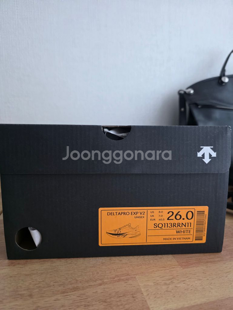 데상트 델타프로 EXP V2 화이트 260 새상품--2