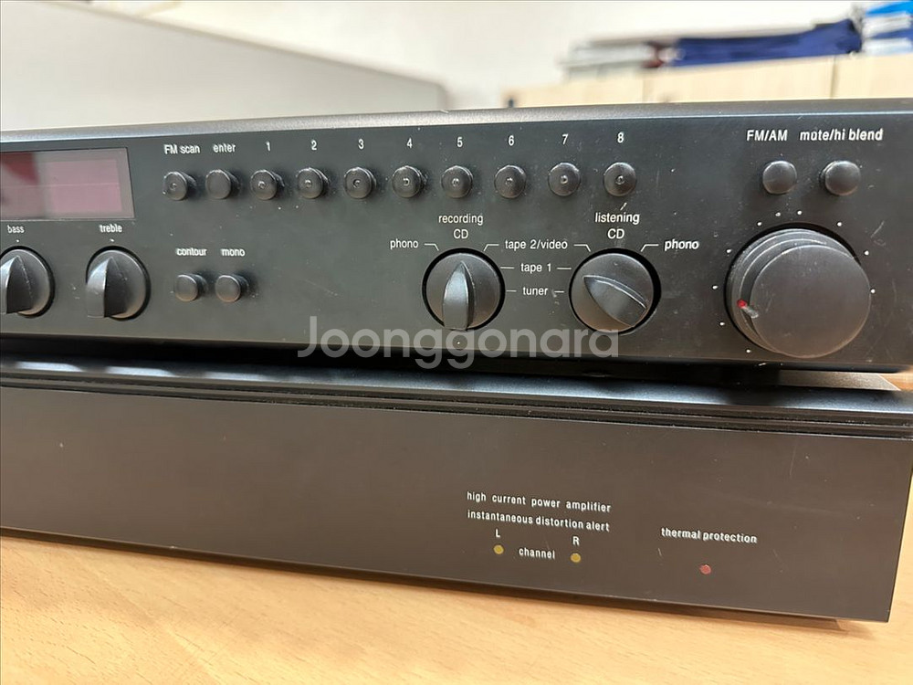 Adcom(애드컴) 프리파워 앰프 세트(220v) 판매--1